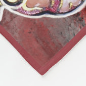 Bulldog Fleece Deken (Hoek)