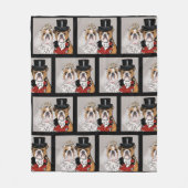 Bulldog Fleece Deken (Voorkant)