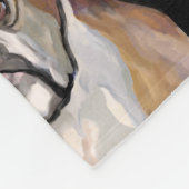 Bulldog Fleece Deken (Hoek)