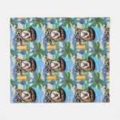 Bulldog Fleece Deken (Voorkant (Horizontaal))