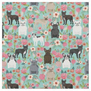 Bulldog Floral Stof