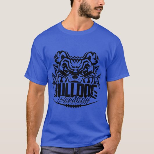 BULLDOG FOOTBALL T-SHIRT (Voorkant)