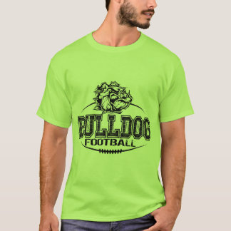 bulldog football t-shirt