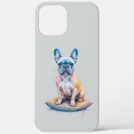 Bulldog Francés Colorido y Artístico Case-Mate iPhone Case