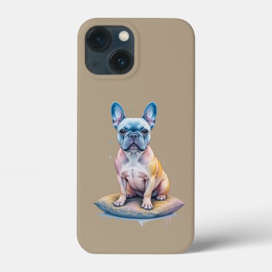 Bulldog Francés Colorido y Artístico  Case-Mate iPhone Case (Achterkant)