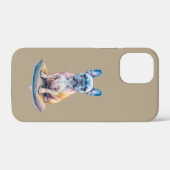 Bulldog Francés Colorido y Artístico  Case-Mate iPhone Case (Achterkant (horizontaal))