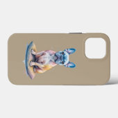 Bulldog Francés Colorido y Artístico  Case-Mate iPhone Case (Achterkant (horizontaal))