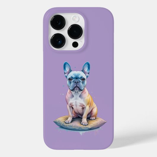 Bulldog Francés Colorido y Artístico Case-Mate iPhone Case (Achterkant)