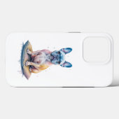 Bulldog Francés Colorido y Artístico Case-Mate iPhone Case (Achterkant (horizontaal))