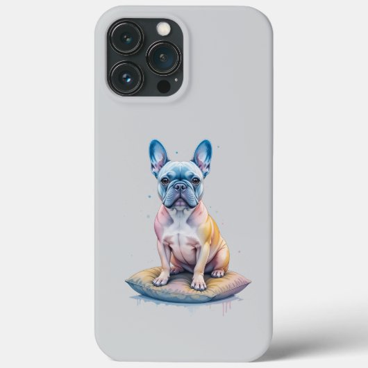 Bulldog Francés Colorido y Artístico Case-Mate iPhone Case (Achterkant)