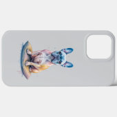 Bulldog Francés Colorido y Artístico Case-Mate iPhone Case (Achterkant (horizontaal))