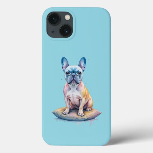 Bulldog Francés Colorido y Artístico  Case-Mate iPhone Case (Achterkant)