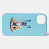 Bulldog Francés Colorido y Artístico  Case-Mate iPhone Case (Achterkant (horizontaal))