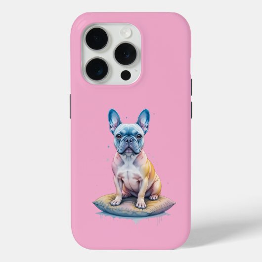Bulldog Francés Colorido y Artístico  Case-Mate iPhone Case (Achterkant)