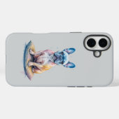 Bulldog Francés Colorido y Artístico  Case-Mate iPhone Case (Achterkant (horizontaal))