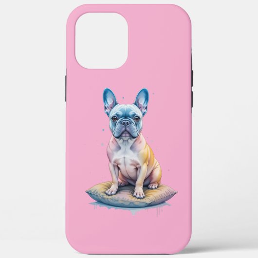 Bulldog Francés Colorido y Artístico  Case-Mate iPhone Case (Achterkant)