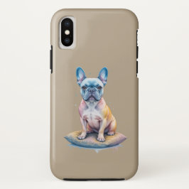 Bulldog Francés Colorido y Artístico  Case-Mate iPhone Case