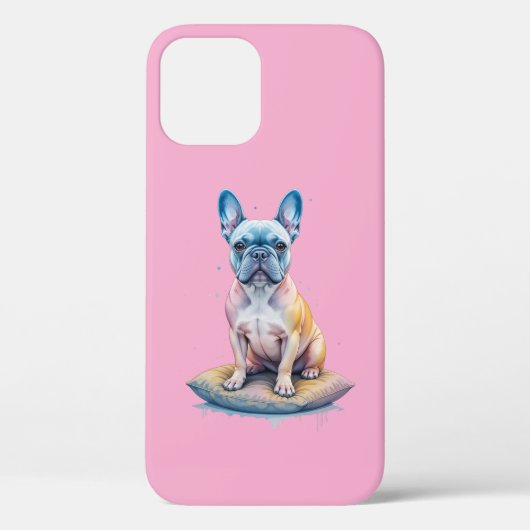 Bulldog Francés Colorido y Artístico  Case-Mate iPhone Case (Achterkant)