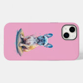 Bulldog Francés Colorido y Artístico Case-Mate iPhone Case (Achterkant (horizontaal))