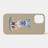 Bulldog Francés Colorido y Artístico  Case-Mate iPhone Case (Achterkant (horizontaal))