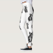 Bulldog Franse Buldog Puppy Dog Leggings (Links)