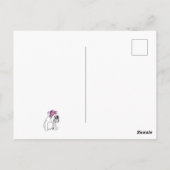 Bulldog Franse Buldog Puppy Sweet Dog Briefkaart (Achterkant)