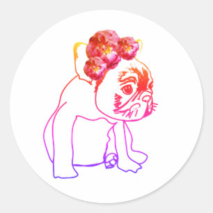 Bulldog Franse Buldog Puppy Sweet Dog Sticker