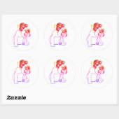 Bulldog Franse Buldog Puppy Sweet Dog Sticker (Vel)