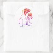 Bulldog Franse Buldog Puppy Sweet Dog Sticker (Tas)