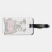 Bulldog Free Hugs Bagagelabel (Achterkant horizontaal)