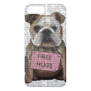 Bulldog Free Hugs Case-Mate iPhone Case