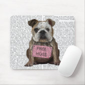 Bulldog Free Hugs Muismat (Met muis)