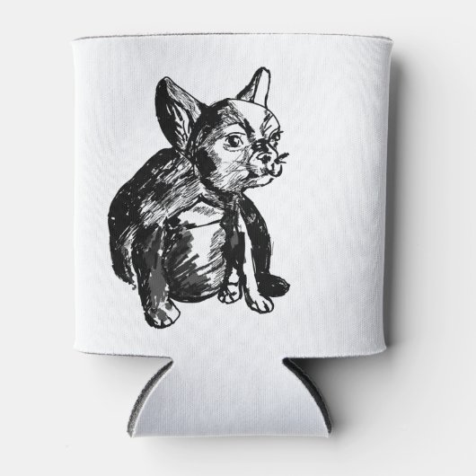 Bulldog French Buldog Custom Koelbox Blikjeskoeler (Voorkant)