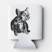 Bulldog French Buldog Custom Koelbox Blikjeskoeler (Achterkant)