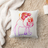 Bulldog French Buldog Puppy Sweet Dog Cushion Kussen (Deken)