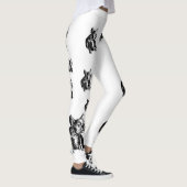 Bulldog French Buldog Puppy Sweet Dog Leggings, M Leggings (Rechts)