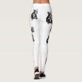 Bulldog French Buldog Puppy Sweet Dog Leggings, M Leggings (Achterkant)
