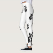 Bulldog French Buldog Puppy Sweet Dog Leggings, M Leggings (Links)
