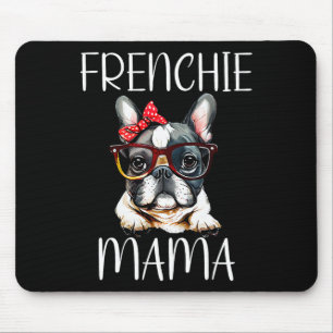 Bulldog Frenchie Mama Waterverf Dog Moederdag Muismat