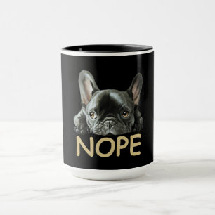 Bulldog Frenchie Nope Gifts Mok