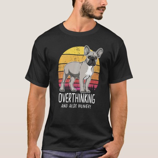 Bulldog Frenchie Sunset 30 T-shirt (Voorkant)