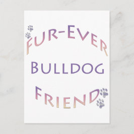 Bulldog Furever Briefkaart