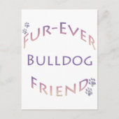 Bulldog Furever Briefkaart (Voorkant)