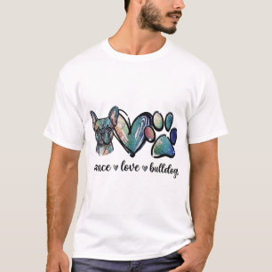 Bulldog Galaxy Vredesprint T-shirt