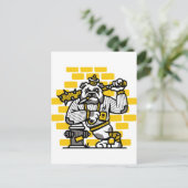 Bulldog Gang Briefkaart (Staand voorkant)