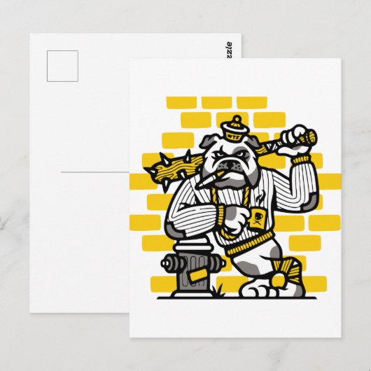 Bulldog Gang Briefkaart (Voorkant / Achterkant)
