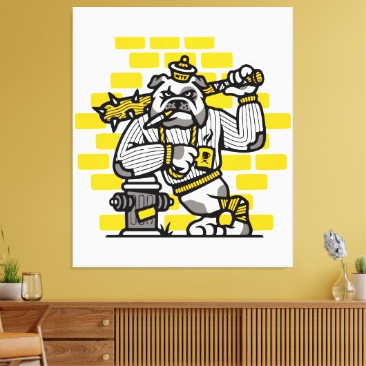 Bulldog Gang Canvas Afdruk (Insitu (Woonkamer))