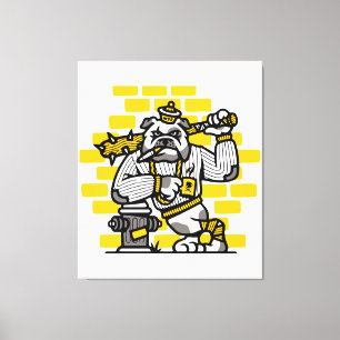 Bulldog Gang Canvas Afdruk