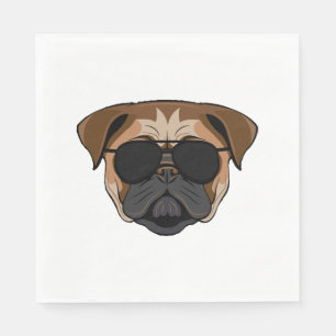 Bulldog geek servet