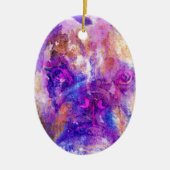 Bulldog gemengde media keramisch ornament (Voorkant)